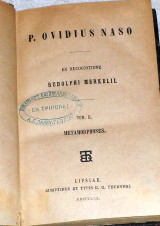 P.ovidius naso tom ii metamorphoses 1870 rudolphi merkelil