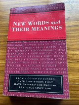 New words and their meanings