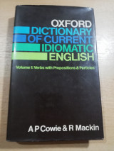 Oxford Dictionary of Current Idiomatic English