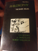 Philosophy the basic issues 3rd Edition