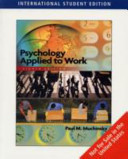 Psychology Applied to Work