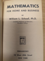 Mathematics for home and business