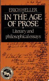 In the Age of Prose