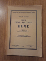 Essai sur la politique de Hume