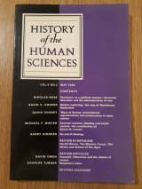 History of the Human Sciences, vol. 9, no. 2
