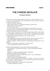 Inspector Holt and the Chinese Necklace