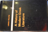 A history of modern greek literature