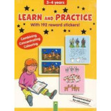 Learn and Practice, 3-4 years,with sticker stars