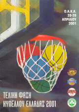 Τελική Φάση Κυπέλλου Ελλάδας 2001 - Πρόγραμμα