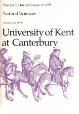 University of Kent at Canterbury - Natural Sciences