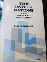 The United Nations as a Political Institution