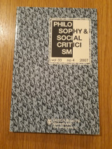 Philosophy & social criticism, vol. 33, no. 4