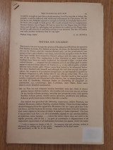 Notes on Cicero