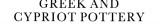 Greek and Cypriot Pottery