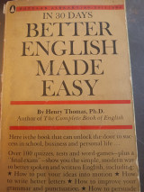 In 30 days better English made easy made easy