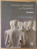 Individual Differences and Personality