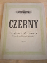 Czerny etudes de mecanisme opus 849