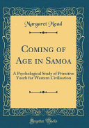 Coming of Age in Samoa