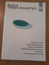 Radical philosophy, issue 91 (September/October 1998)
