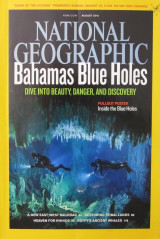 National Geographic Magazine, February 2010, "Bahamas Blue Holes", Single Issue Magazine