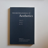 The British Journal of Aesthetics: Vol. 36 No. 3