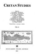 Cretan Studies