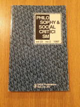 Philosophy & social criticism, vol. 23, no. 2