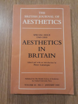 The British Journal of Aesthetics, vol. 40,1 (January 2000)