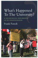 What's Happened to the University?