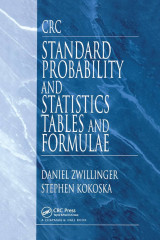 CRC Standard Probability and Statistic Tables and Formulae