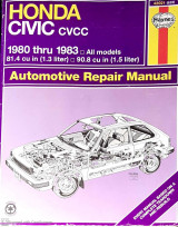 Honda Civic CVCC: 1980 thru 1983: All Models 1.3 & 1.5 liter (Automotive Repair Manual) 1st Edition