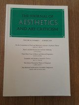 The journal of aesthetics and art criticism, vol. 66,3 (Summer 2008)