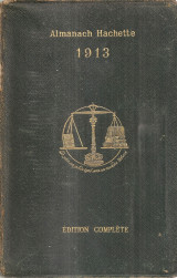 Almanach Hachette 1913