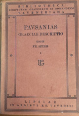 Pavsanias Graeciae Descriptio τόμος α΄ (Αττικά, Κορινθιακά, Λακωνικά, Μεσσηνιακά)