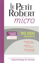 Le petit Robert micro