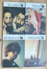 4 τόμοι ArtBook El Greco - Tiziano - Friedrich - Rembrandt
