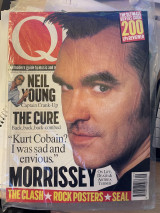 Q magazine 108, morrissey,neil young,the cure,the clash