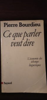 Ce que parler veut dire