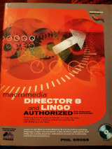 Macromedia director 8 and lingo authorized.
