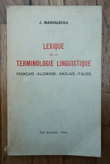 Lexique de la terminologie lingustique. Francais - Allemand - Anglais - Italien