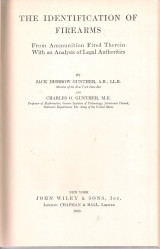 The Identification of Firearms