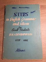 Steps in English Grammar and idiom for Greek Students: Step One